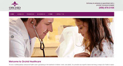 Desktop Screenshot of orchidhealthcare.com